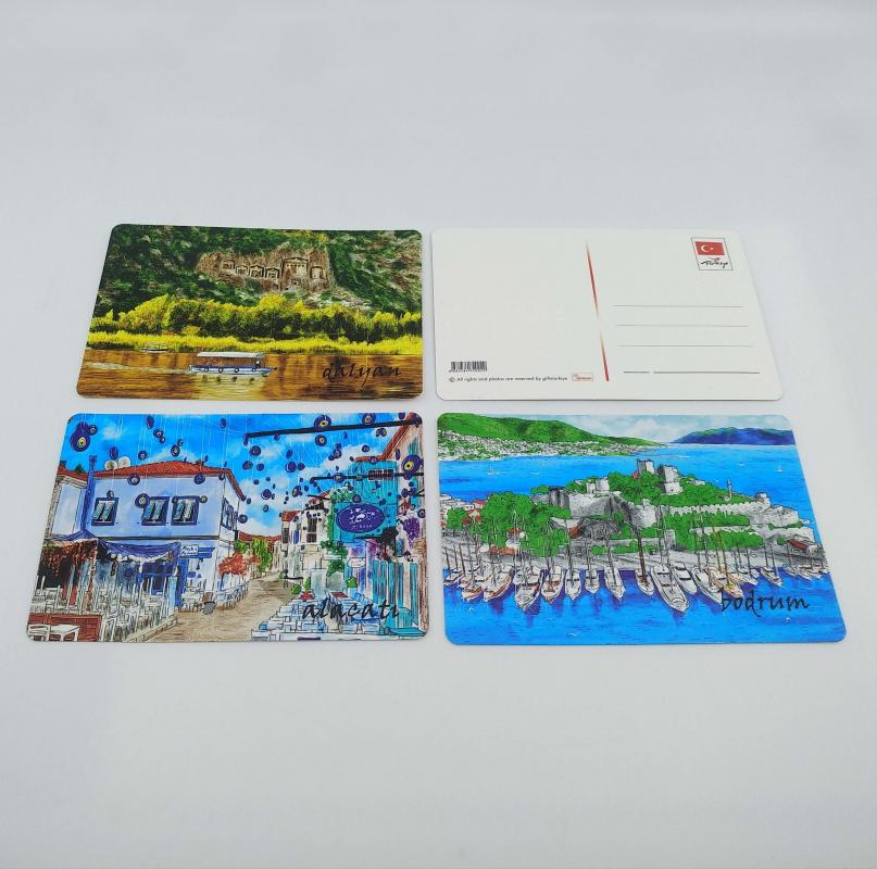 Giftsturkiye Kartpostal Tatil Yerleri Yılbaşı Hediye ( 6 adet )